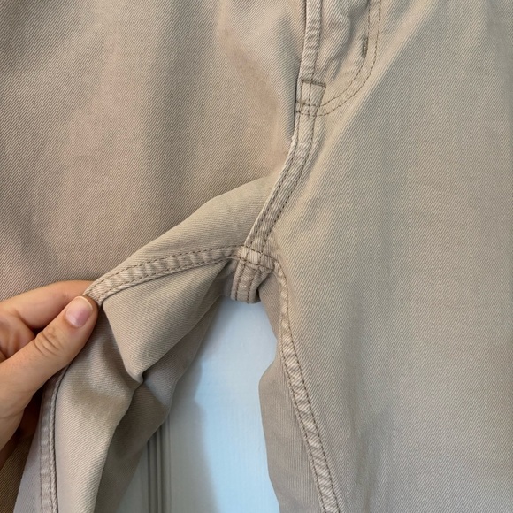 Old Navy Men’s Slim Five 5 Pocket Pants Light Khaki 32x34 Straight Leg Twill - Picture 8 of 10